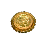 Broche or jaune 750 avec pièce de 20fr coq Marianne 900