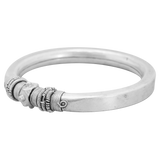 Bracelet argent 800 jonc artisanal rigide articulé
