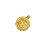 Bague or jaune avec pièce de 2,5 pesos