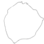 Chaîne argent mailles plates