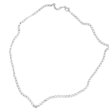 Chaîne argent mailles plates