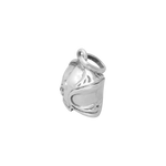 Pendentif argent casque de pompier