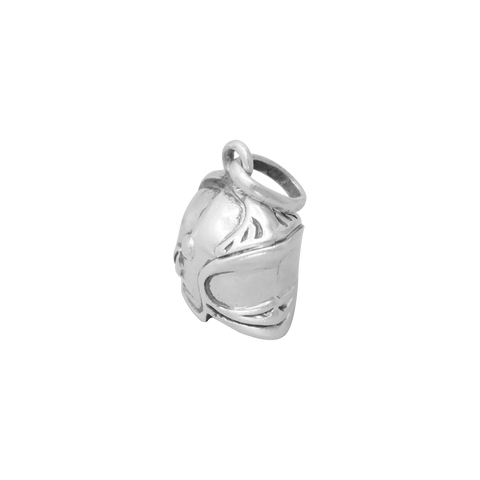 Pendentif argent casque de pompier