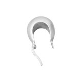 Boucle d'oreille argent forme jonc