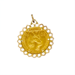 Médaille or jaune 750 et 900 pièce de 20fr Marianne