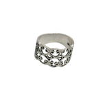 Bague argent joliment ciselée