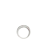 Bague argent avec pastilles oranges et vertes