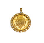 Pendentif avec pièce 50 francs Napoléon III empereur