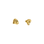 Boucles d'oreille trois ors 18 carats