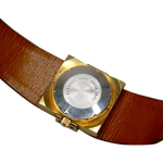 Montre LIP automatique carrée avec bracelet en cuir