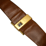 Montre LIP automatique carrée avec bracelet en cuir