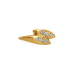 Bague or 18k avec 6 diamants