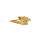 Bague or 18k avec 6 diamants
