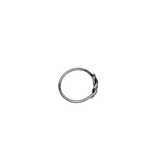 Bague en argent 925 avec nœud plat