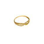 Bague or 18k fine et discrète