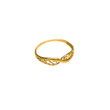 Bague or 18k fine et discrète