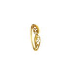 Bague or 18k fine et discrète