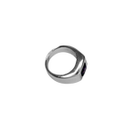 Bague argenté avec une belle pierre violette