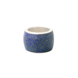 Anneau argent large avec lapis lazuli